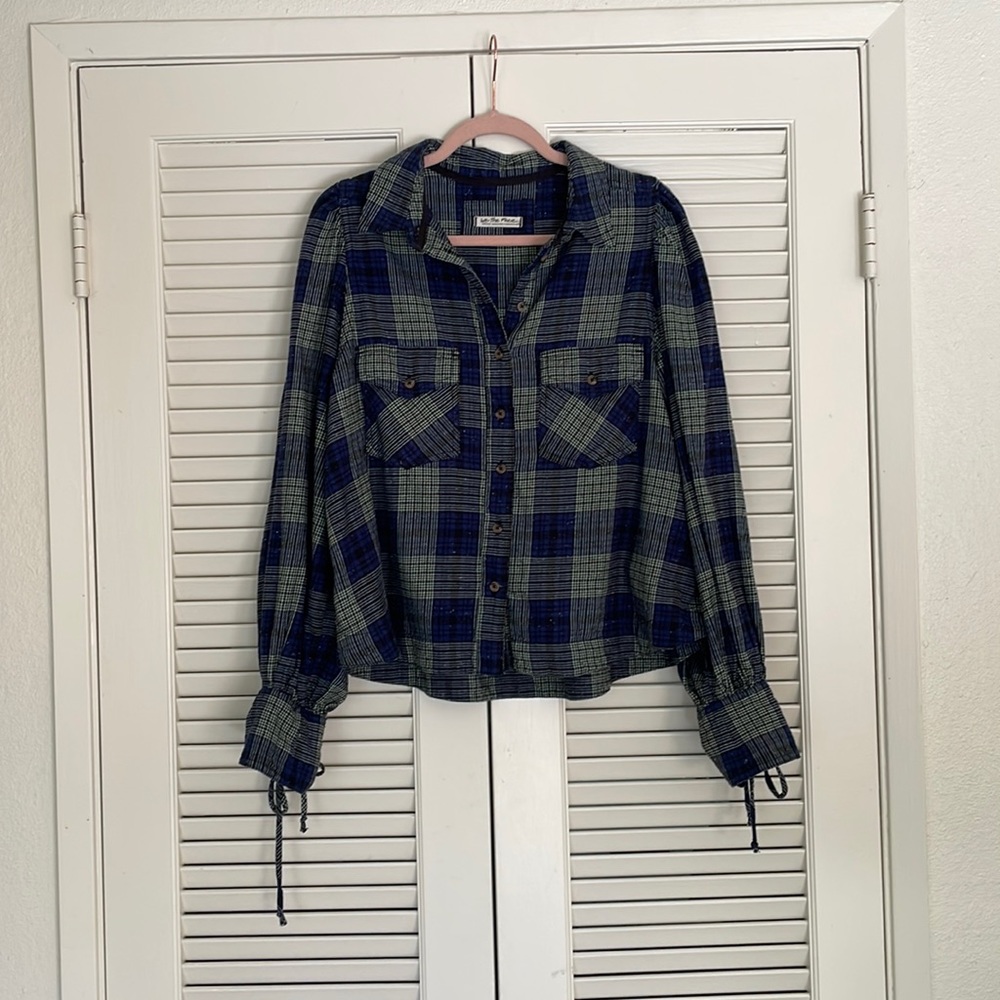 We The Free Flannel Blouse
